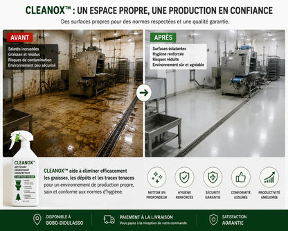 Cleanox™ — Nettoyant anti calcaire & Tâches tenaces